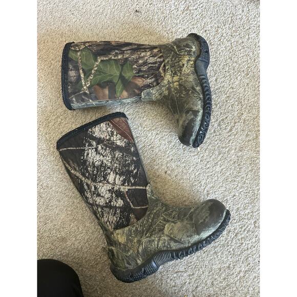 Kids Bog 12 Muck boots winter boot Camo waterproof high outdoor hunting farm - Picture 6 of 7